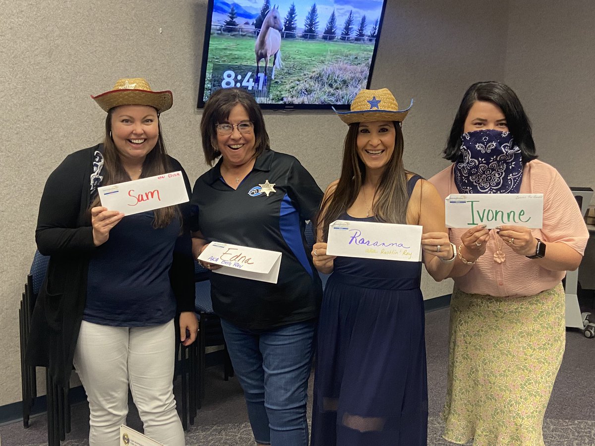 Rosanna Talamantes (@talamantes_chs) on Twitter photo 1️⃣ thing that fits us best is our Western Nicknames
Day 3 of #LFTXLearns
#Eliza #BelleRey #BonnietheBandit #Rustlin’Rey
<a href="/ClintISD/">Clint ISD</a> <a href="/CISDInstruction/">CISD Instructional Leadership</a> <a href="/MsLeeCECA/">Samantha Alvarez</a> <a href="/ereyes_cjhs/">Edna Reyes</a> <a href="/igarcia76/">Ivonne</a> 1️⃣ thing that fits us best is our Western Nicknames
Day 3 of #LFTXLearns
#Eliza #BelleRey #BonnietheBandit #Rustlin’Rey
<a href="/ClintISD/">Clint ISD</a> <a href="/CISDInstruction/">CISD Instructional Leadership</a> <a href="/MsLeeCECA/">Samantha Alvarez</a> <a href="/ereyes_cjhs/">Edna Reyes</a> <a href="/igarcia76/">Ivonne</a>