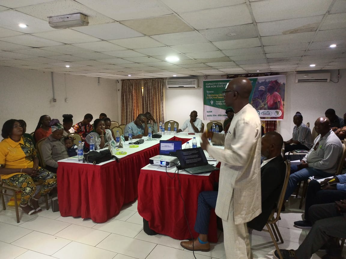 Edi_Ndunobong's tweet photo. @CSDevNet1 today held a one day Capacity building workshop for non-state actors at grassroot level to translate Climate Change Adaptation &amp; Smart Agriculture to Farmers in Cross River state,Nigeria.
#ClimateAdaptationStrategy #WhatHasChanged 
@PACJA1 @CSDevNet1_Steve @nfidelis12 https://t.co/BJdZxGjNz7