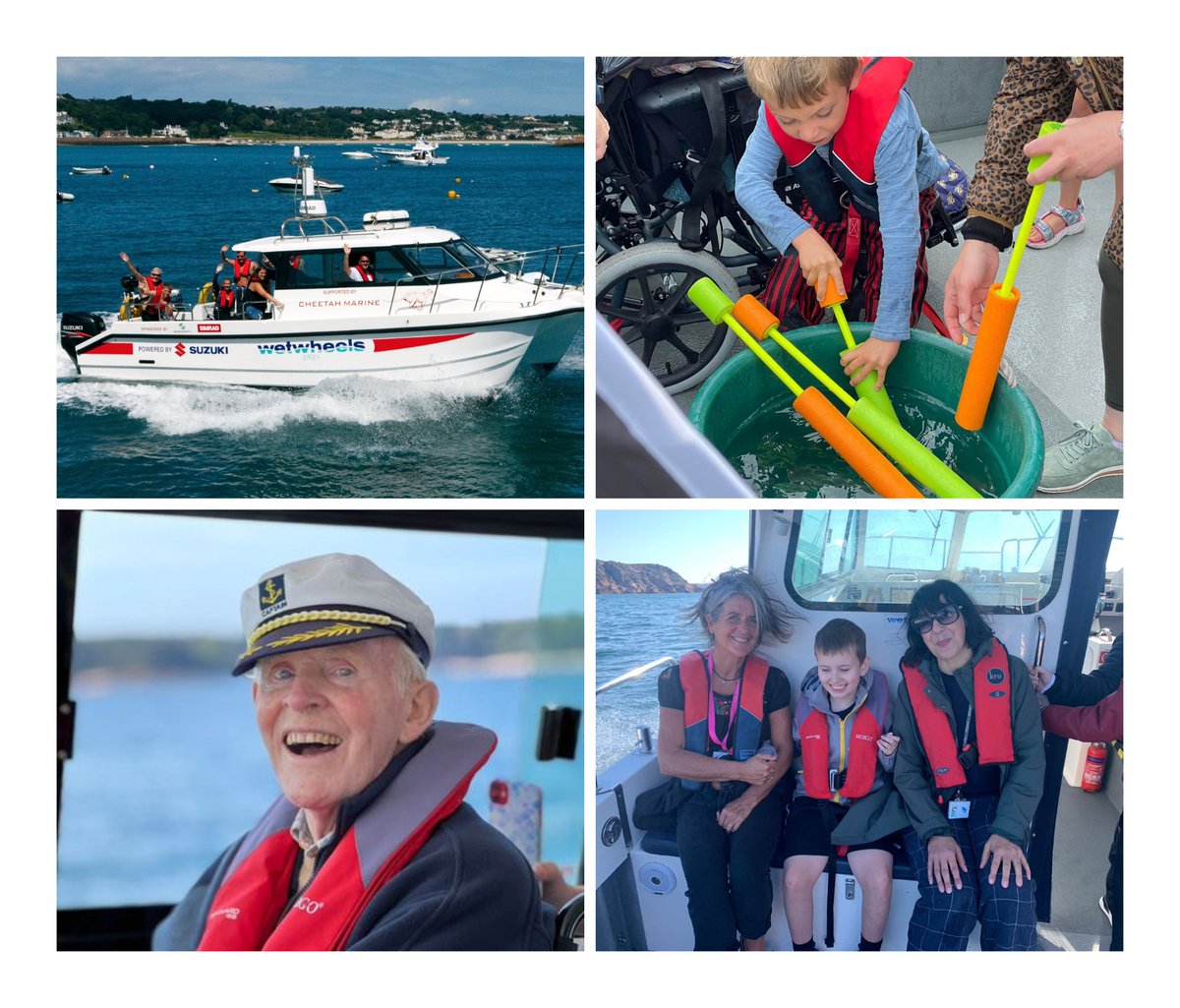 Disability Alliance (@gda_disability) on Twitter photo The Wetwheels Foundation are coming to Guernsey week beginning the 12th of June 2023 and they are running two boat trips a day, Monday through Friday. For more details please contact Dina at Wetwheels via email dina@wetwheels.je 🚤⚓️😍
For more info visit wetwheelsfoundation.org/about-us/ The Wetwheels Foundation are coming to Guernsey week beginning the 12th of June 2023 and they are running two boat trips a day, Monday through Friday. For more details please contact Dina at Wetwheels via email dina@wetwheels.je 🚤⚓️😍
For more info visit wetwheelsfoundation.org/about-us/