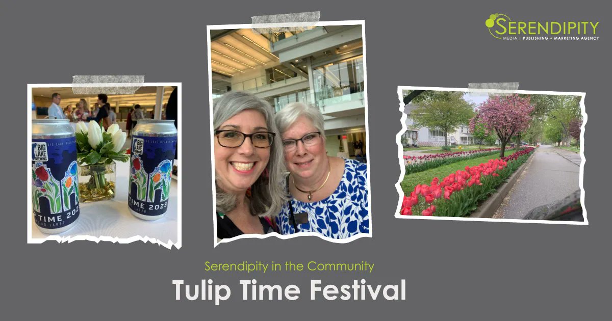 serendipity_gr's tweet photo. Our jobs are much more than just sitting down at a desk. To tell (quality) stories about the community, you must connect with others and experience all it has to offer! Did any of our local followers catch West Michigan Woman's Susan Smalley at the Tulip Time Festival this year? https://t.co/Q0xtuSQndm
