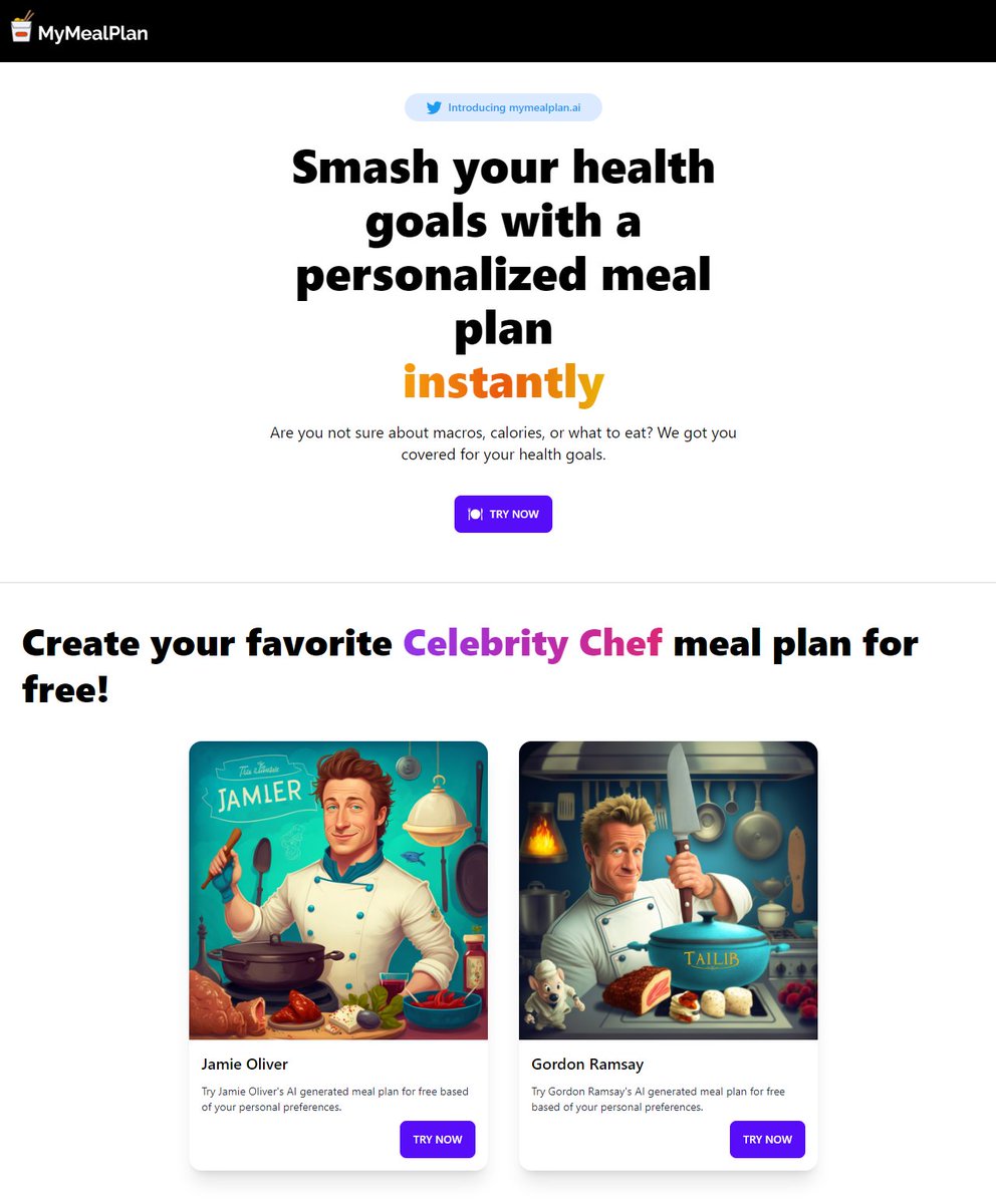 aisearchio's tweet photo. AI Tool of the Day: Mymealplan
Get a personalized meal plan in minutes - no appointments, no fuss!
https://t.co/n0OD6FbSrE
#ai #aitools #openai #tech #gpt #gpt4 #meal #Foodie #FoodStars #FoodSafety #foodlover #foodtravelchat #FoodMattersTV https://t.co/wD1gTiiX7Y