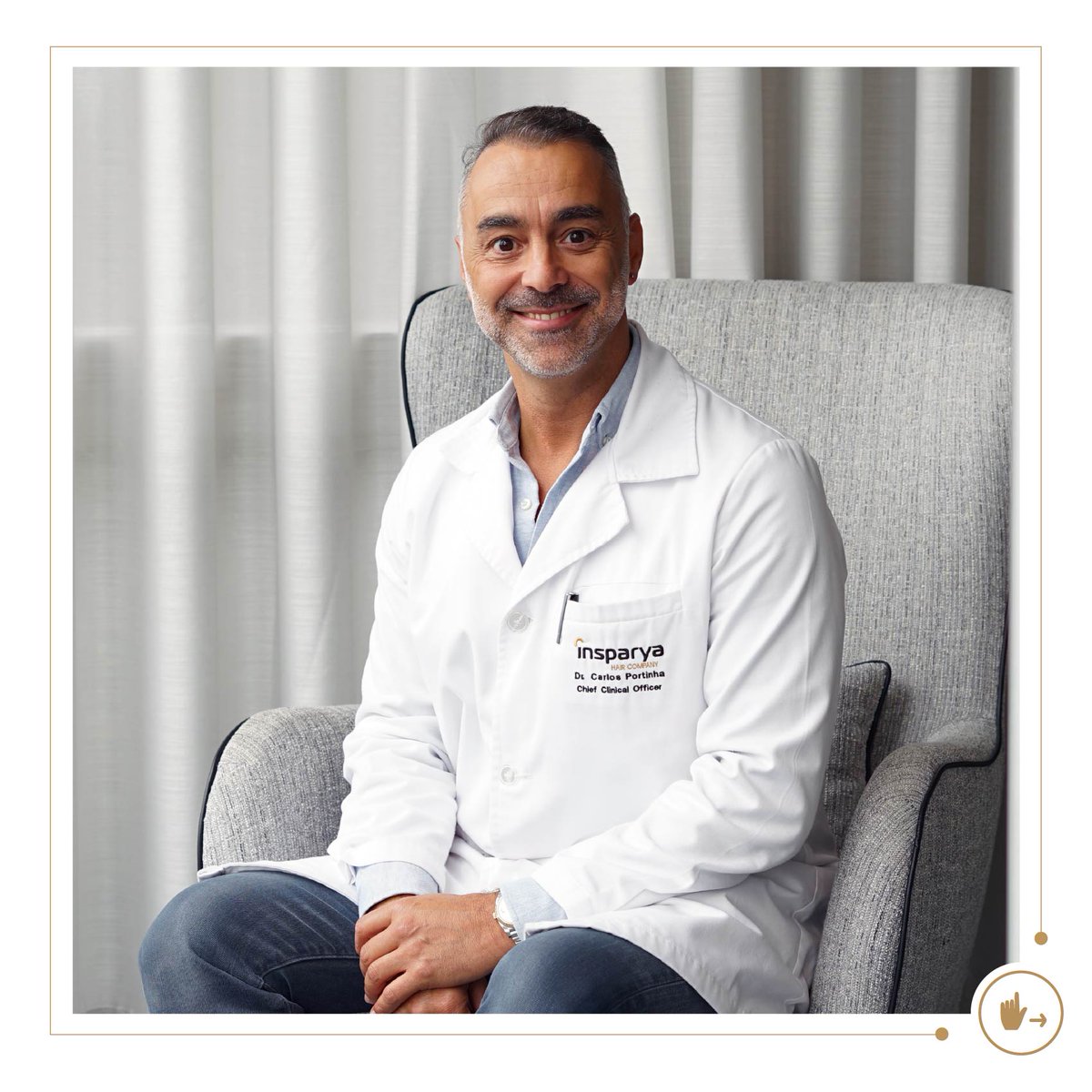 insparya_es's tweet image. Carlos Portinha, director Clínico del Grupo #Insparya.
Actualmente, es coordinador del área I+D en Insparya Science and Clinical Institute.
Solicita un diagnóstico capilar totalmente gratuito llamando al 900 696 020 o entra en insparya.es