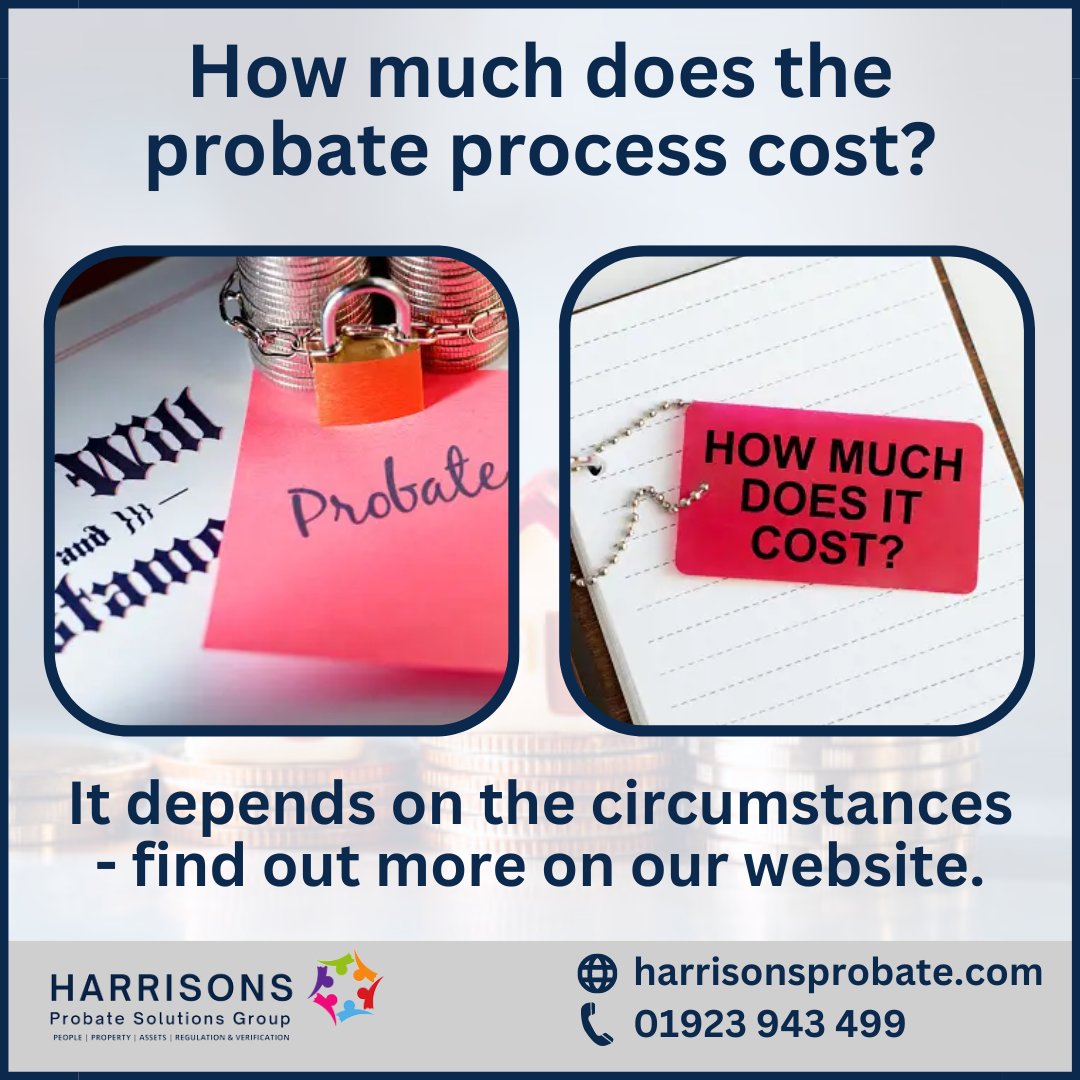 HRProbate's tweet photo. The cost of the probate process depends on the cost of the estate. There may also be further reductions if you are on low income and/or receiving certain benefits.

https://t.co/qlDGS2opQz

#probate #probateresearch #probatecase #probatelaw #will #willreading #solicitor #law https://t.co/wFId9xEbzc