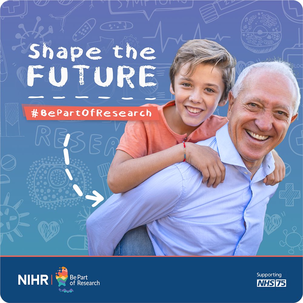 Have you ever wanted to get involved in meaningful research and truly make a difference to health and social care? Why not #BePartOfResearch and learn more about your own health in the process?

bepartofresearch.nihr.ac.uk/?utm_source=tw…

#NHS75