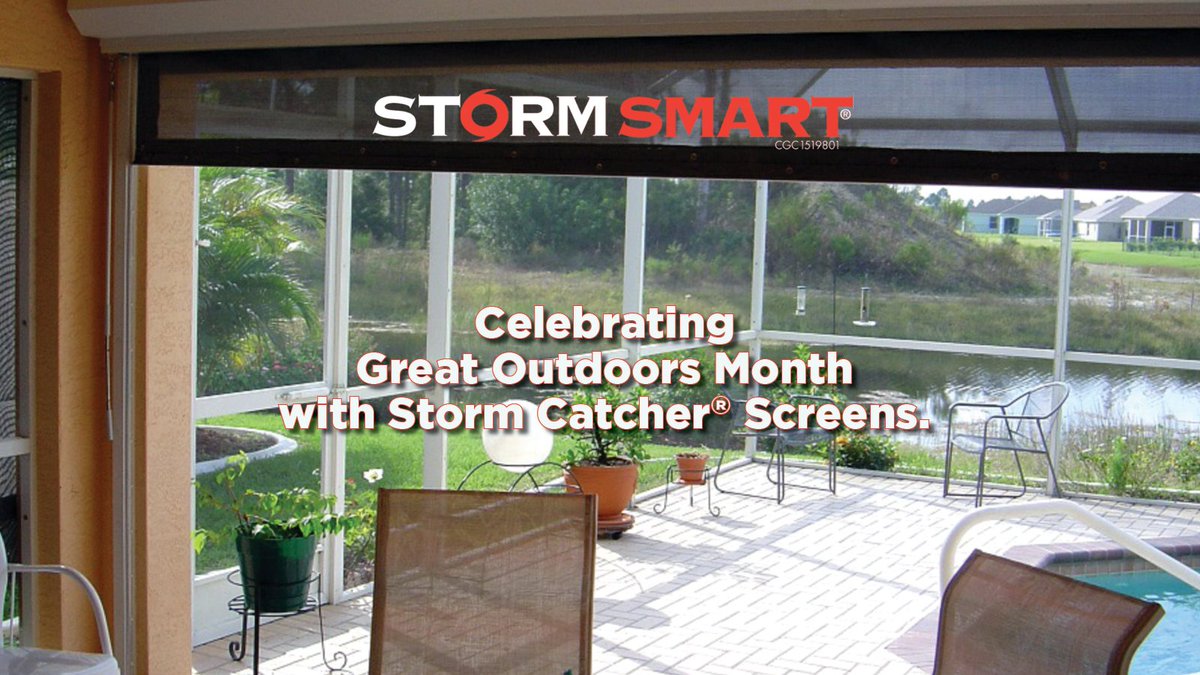 Enjoy day and night on your lanai with our incredible Storm Catcher® Screens. See all the benefits of Storm Catcher® Screens at stormsmart.com/screens/storm-… #hurricaneprotection #westpalmbeach #swfl #tampafl #sarasotaflorida #greatoutdoorsmonth
 stormsmart.com/screens/storm-…