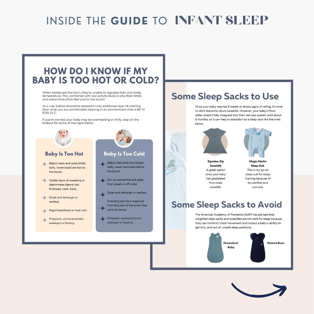 Are you an expectant mama? Or have a baby 0-13 weeks?

Take a peek inside the Newborn Sleep Guide!
