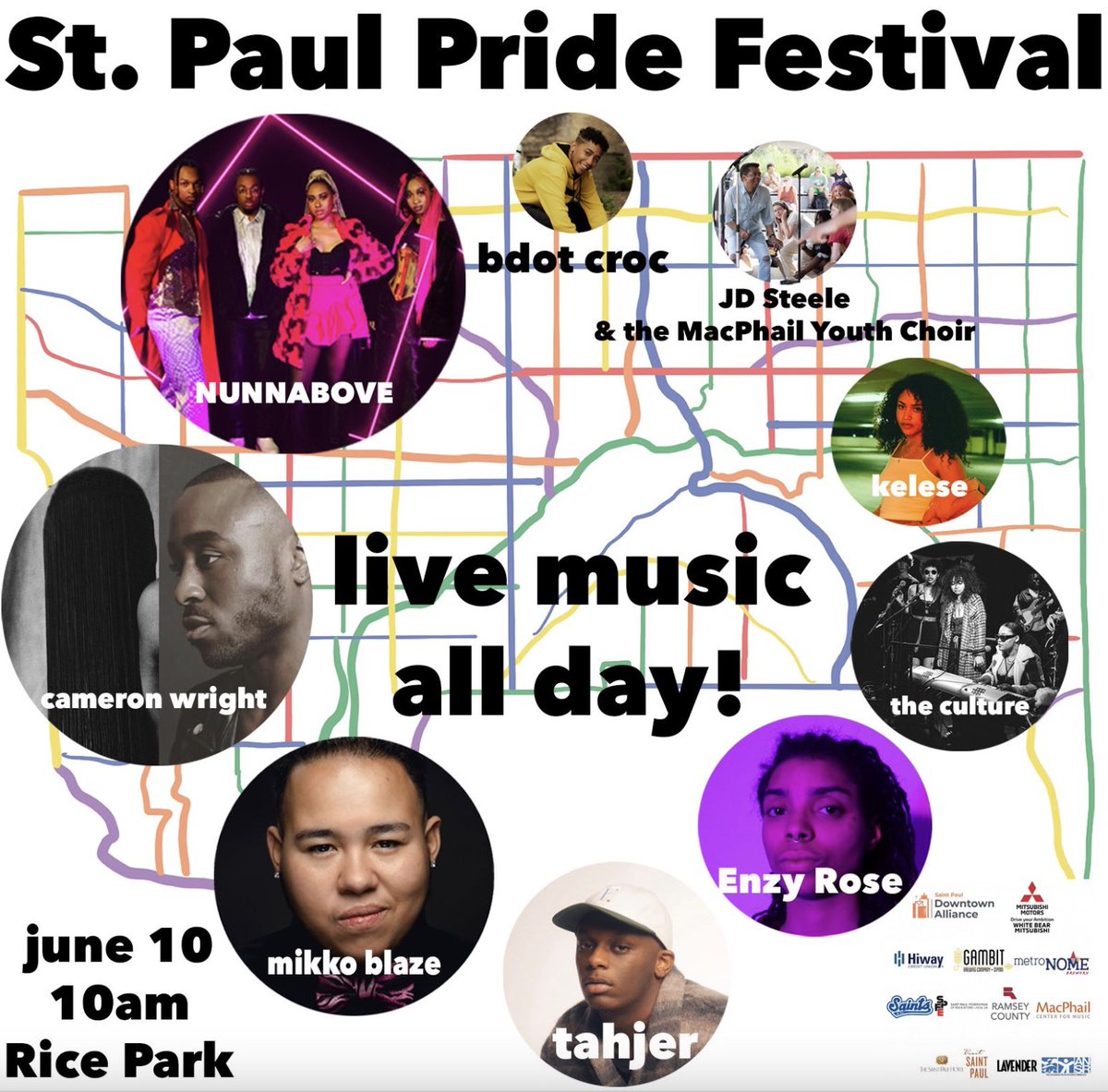The STP Pride Festival is going down in downtown this Saturday! The fest starts at 10am in Rice Park, featuring local food and live music from talented artists like NUNNABOVE, Cameron Wright, Mikko Blaze, and many more. Learn more at stppride.org