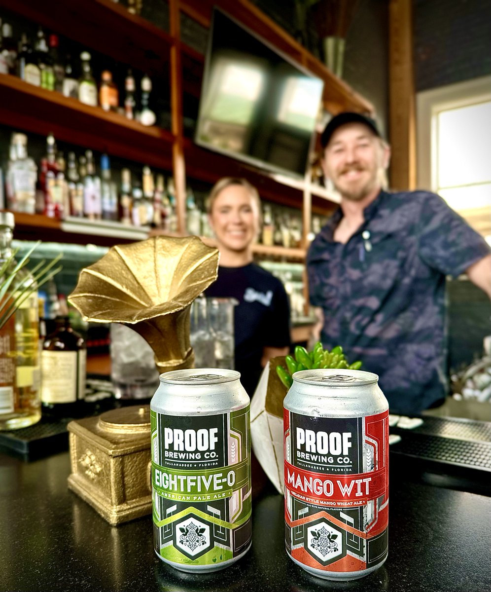 Experience Proof's EightFive-0 &amp; Mango Wit @sassthomasville where the taste of the South meets craft beer mastery. Immerse yourself in Cajun delights, as these brews elevate your culinary adventure. Discover the irresistible fusion of southern spices and refreshing sips
