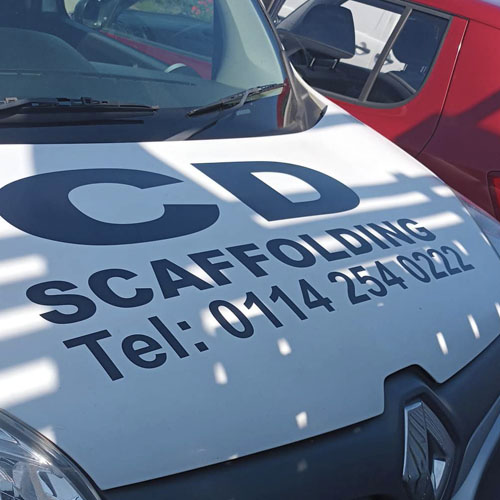 ClaireElse4's tweet photo. @ElseClaire Done a van &amp; truck for CD Scaffolding this week. https://t.co/1dkvrnes8o