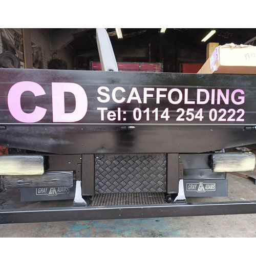ClaireElse4's tweet photo. @ElseClaire Done a van &amp; truck for CD Scaffolding this week. https://t.co/1dkvrnes8o