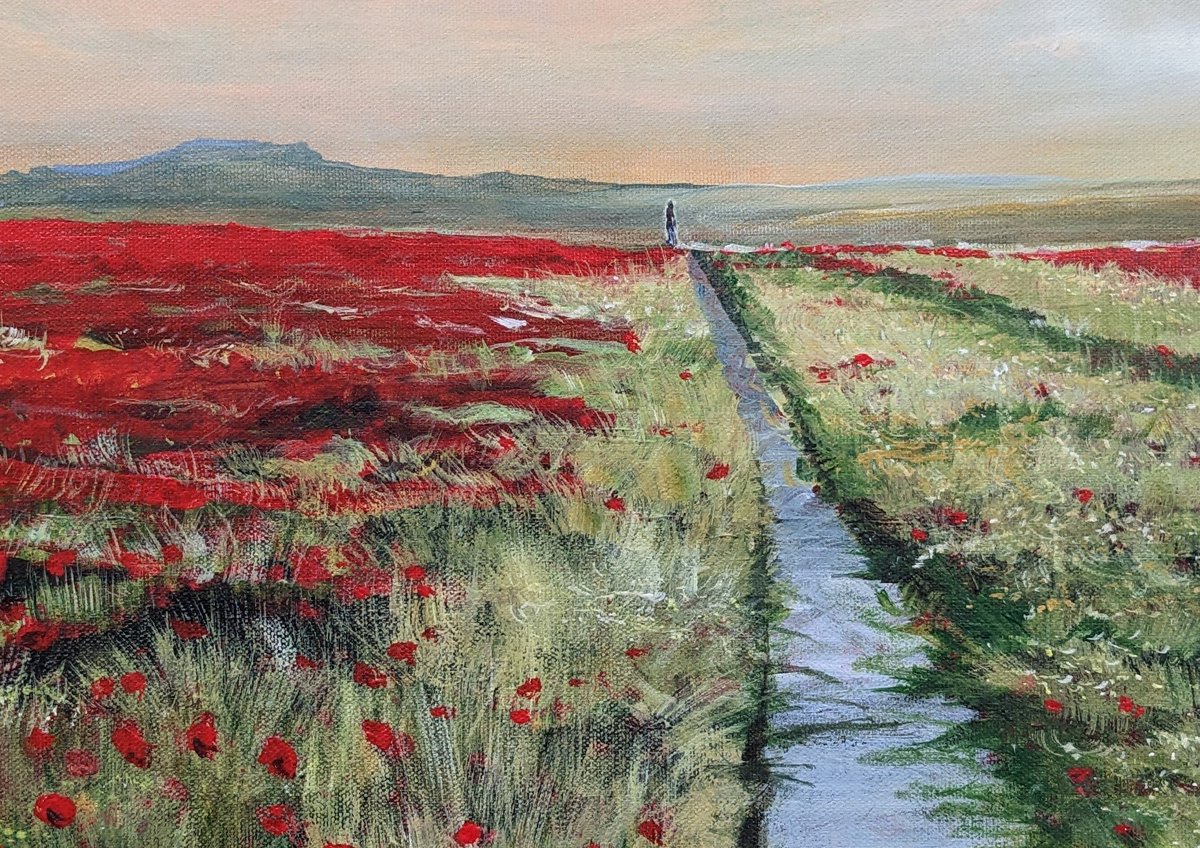 Poppies at the Trundle, Goodwood
Acrylic on canvas
18x24'
£320
#goodwood #trundle #southdowns #sussex #poppies