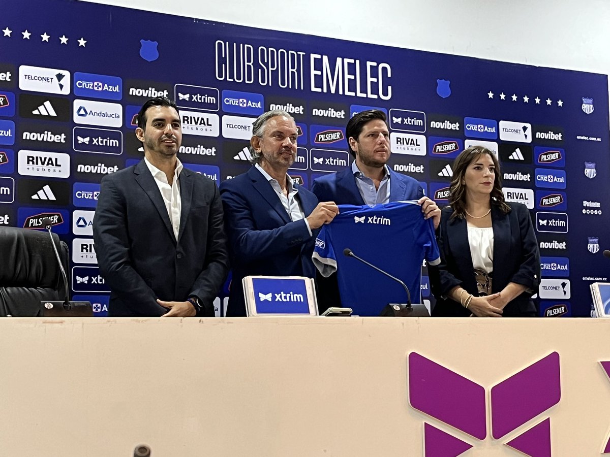 Alianza de 4 años entre <a href="/Xtrimecuador/">Xtrim</a> y <a href="/CSEmelec/">Club Sport Emelec</a>