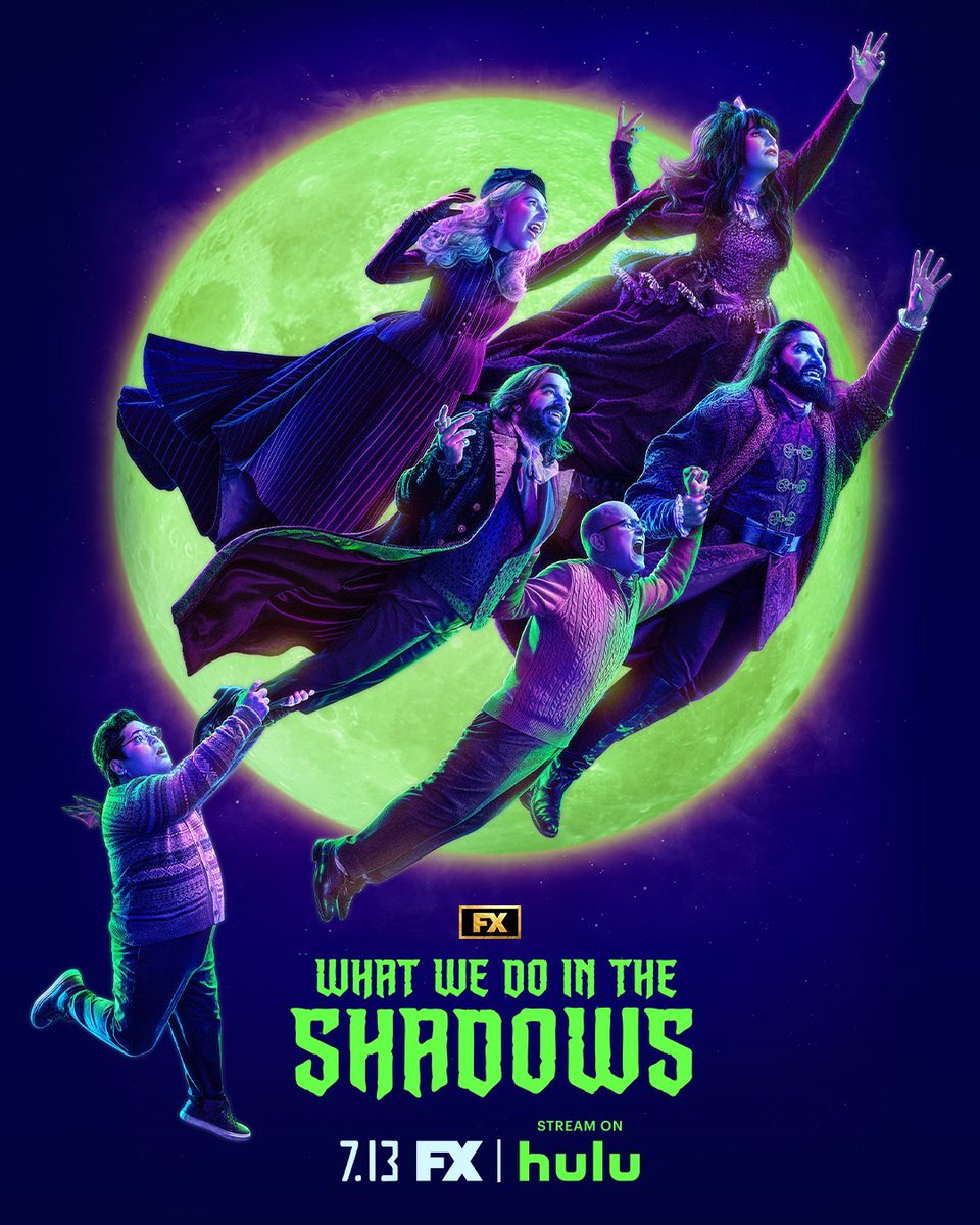 HARVEYGUILLEN's tweet image. Sometimes you gotta spread your stupid baby 🦇 wings and fly ! Season 5 of @theshadowsfx returns July 13th on @FXNetworks
