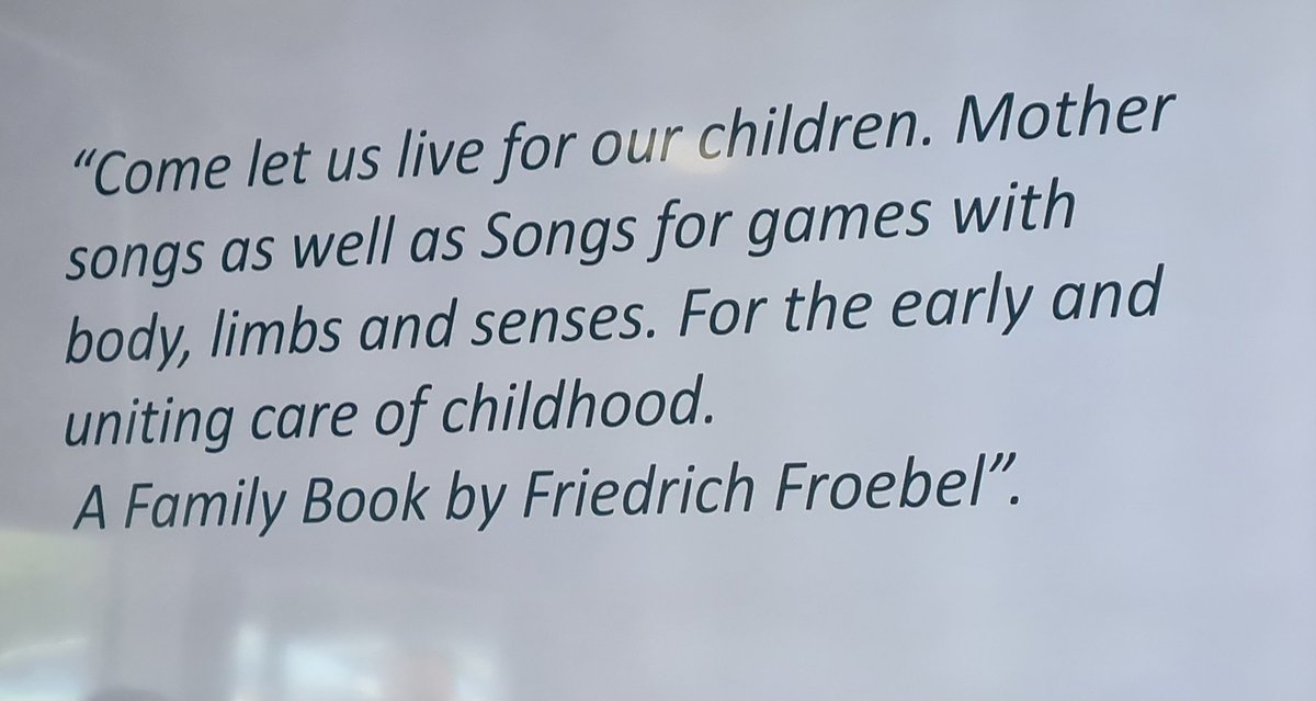 Loved Element5 <a href="/FroebelTrust/">Froebel Trust</a> reflecting on: why and how we can support children in their development and learning through songs, rhymes and stories, the importance of culture, family and home, and the value of strong relationships and experiences#unity