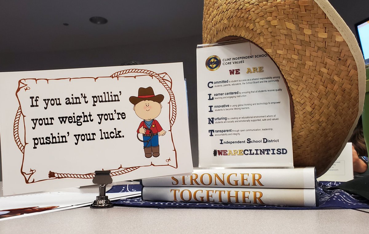 Lilia Ortega (@liliaortega09) on Twitter photo Saddle up and get ready for learning forward! #lftxlearners <a href="/ClintISD/">Clint ISD</a> <a href="/CISDInstruction/">CISD Instructional Leadership</a> <a href="/Frazier2Lillian/">Lillian Frazier</a> Saddle up and get ready for learning forward! #lftxlearners <a href="/ClintISD/">Clint ISD</a> <a href="/CISDInstruction/">CISD Instructional Leadership</a> <a href="/Frazier2Lillian/">Lillian Frazier</a>