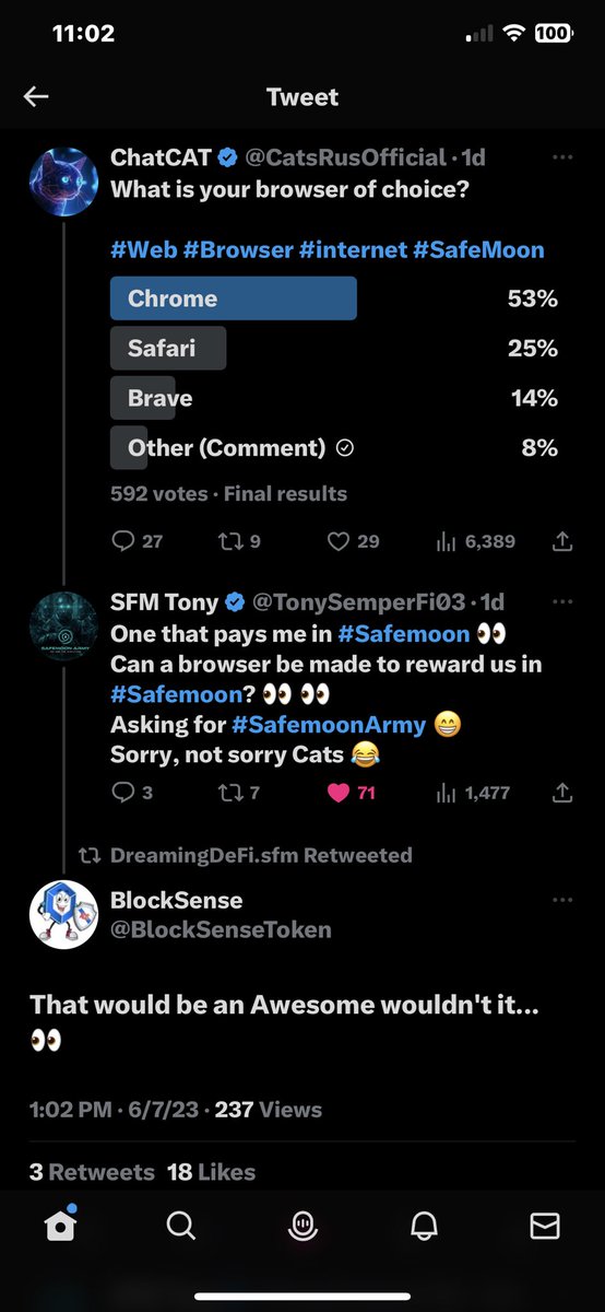 Defi_Spidey's tweet photo. 👀👀 #BlockSense powered by #BlockbustersTech #BBTF 

#SafeMoon #SFM 
#SafeMoonPartners 
#SafeMoonEcosystem #SafeMoonGalaxy https://t.co/uf6oJTr47M