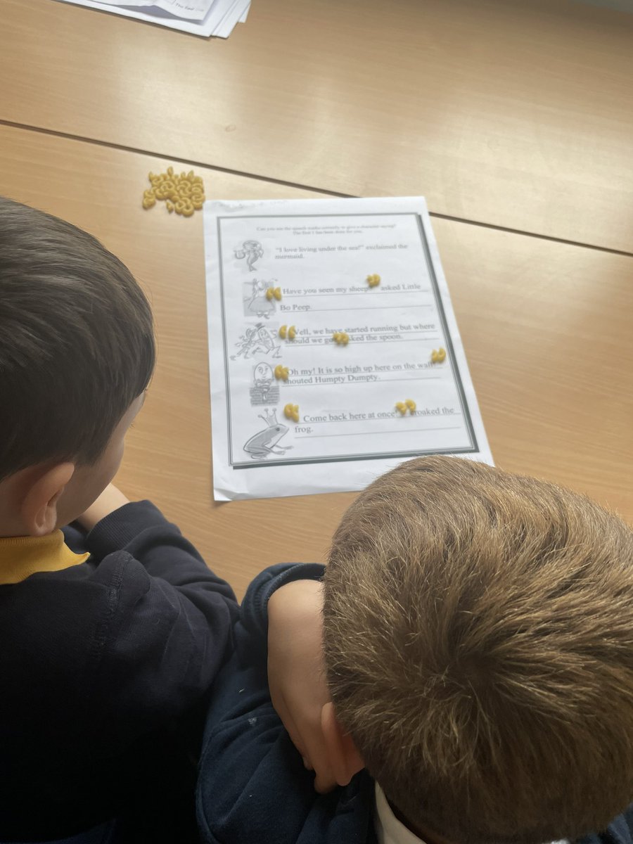 Mrs_RWilson's tweet image. Primary 3 were learning all about speech marks today 🗣️💬@JPrimary #learning #speechmarks