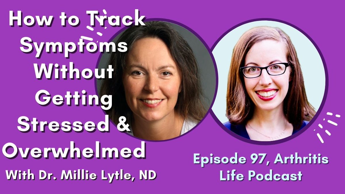 EchoDale9066's tweet photo. New episode  - if you've ever felt overwhelmed with trying to "just track your symptoms," this episode is for you! Featuring @mymeehealth 's Dr. Millie Lytle, ND! #symptomtracking #arthritislife #arthritislifepodcast 

https://t.co/mjMdP9uuA7 https://t.co/os6Wh7IzQA