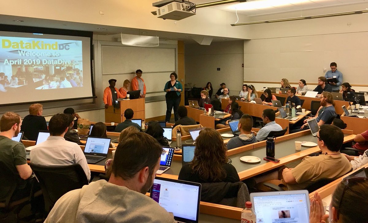 Take a look back at <a href="/DataKindDC/">DataKind DC</a>'s first-ever Citizen Science #DataDive where more than 50 volunteer #datascientists worked with <a href="/NatGeo/">National Geographic</a>, <a href="/audubonsociety/">Audubon Society</a>, <a href="/Earth_Challenge/">Earth Challenge 2020</a>, among others. Check it out! bit.ly/2XbvzJK 
#WorldOceansDay #dataforgood