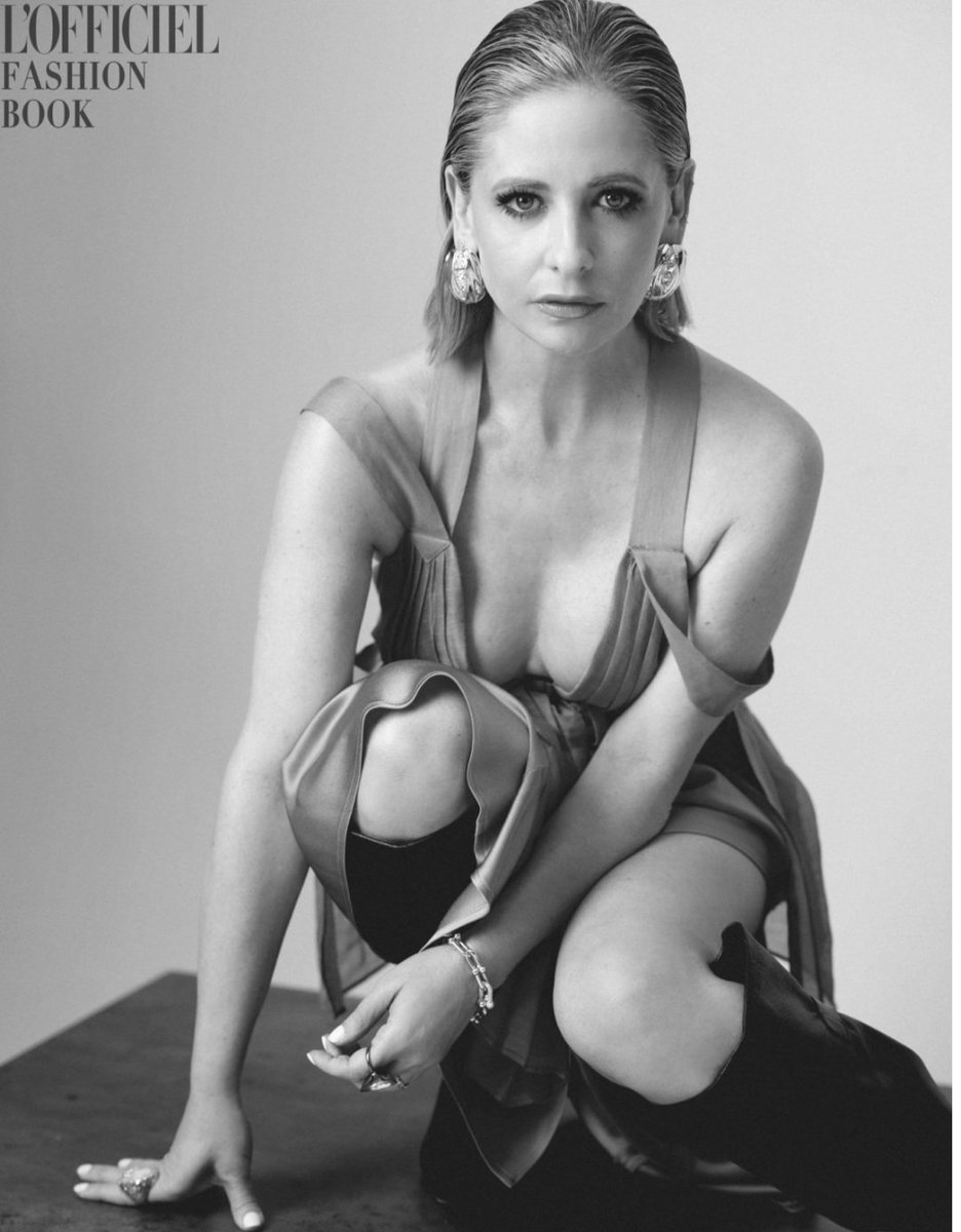 @SarahMGellar for l'Officiel Fashion Book Montecarlo 
#sarahmichellegellar 
#Buffy