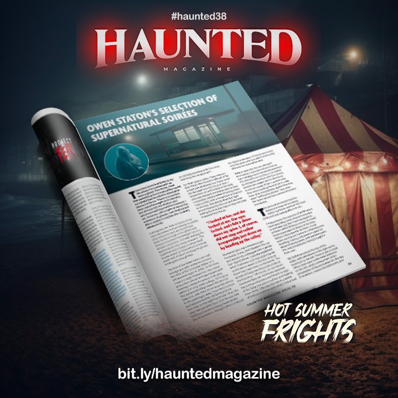 A real red letter day today my copy of Haunted magazine arrived and it features an article by yours truly . Beautifully presented by the Haunted team . Give it a read 
#haunted #uncannycommunity