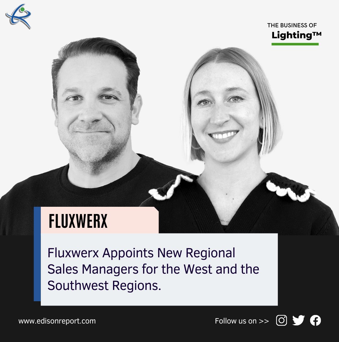 Fluxwerx Illumination is excited to introduce Natalie Phillips and Scott Ettingeras their new Regional Sales Managers in the Western and Southwestern US. 

Continue reading: lnkd.in/efzVdaCT

#lightingindustry #lighting #lightingdesigner