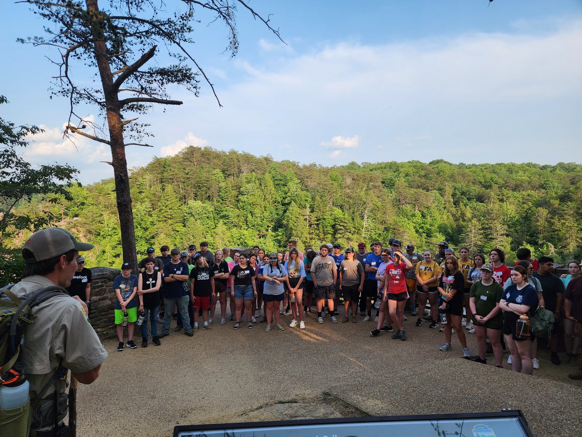 @CovFFA members  Tethion Jones, Dakota Greve, William Martin, and Joshua Rose attended   @TNAgriculture 72nd annual Forestry Camp @FallCreekFalls had a blast! Students learned all about the Forestry industry and had a lot of great times!  #woocrew  #endlesspossibilities
