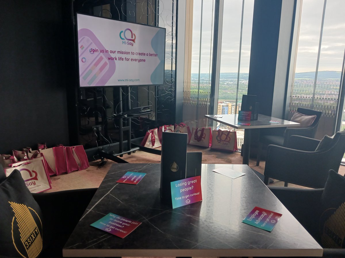 All set up and ready for our launch party - very excited indeed!!! 💜🍾🥳

#exitinterviews #employeeengagement #listeningstrategy #businesslaunch