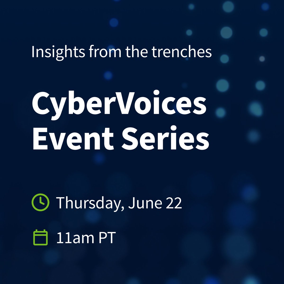 CyberVoices is back! #SMB security pros won't want to miss 2 sessions specifically for their cyber challenges. Join us for:
✅ The State of Endpoint Risk and Security for Small Businesses
✅ Cybersecurity for Small Businesses: How to Improve Efficacy
Reg: bit.ly/3MFt1hS
