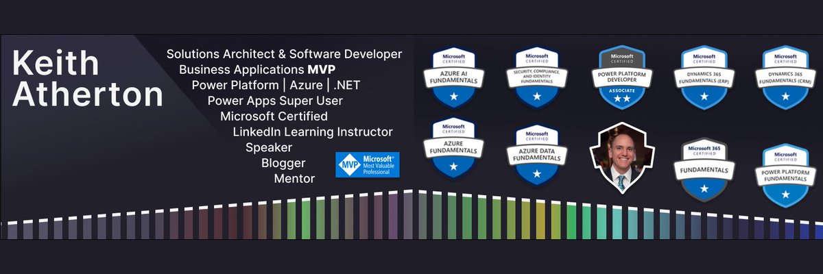 Thank you to Laura Webb for the amazing creative talent on updating my banner to include a couple of recent achievements!
#CommunityRocks #AlwaysLearning #MVPBuzz