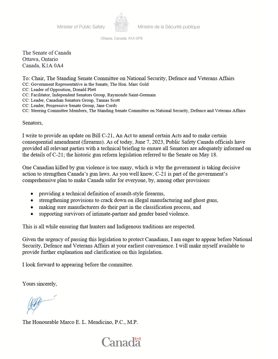 Hon. Marco Mendicino tweet media