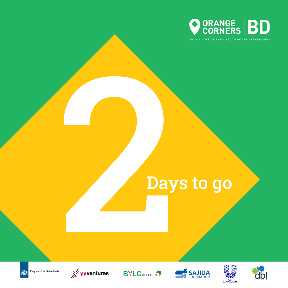 📢2 days to go!​

Apply today for the opportunity to access all resources you need to take your business to the next level. Unlock your true potential and turn your ideas into successful businesses!  ​

Apply here by 11:59 PM this Saturday, June 10, 2023: orangecorners.com/country/bangla…