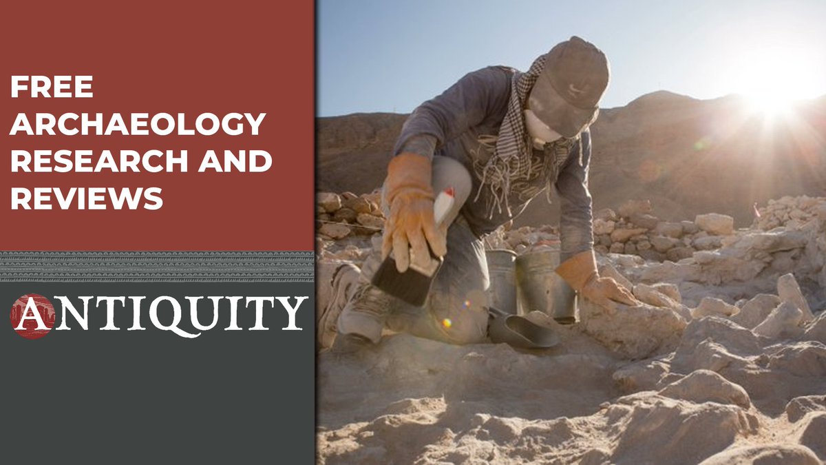 Hey, you! Want free archaeology? 

We've gathered all the FREE &amp; #OpenAccess archaeology research &amp; reviews from the latest Antiquity into one place, just for you! 👇 
buff.ly/35JFXgc