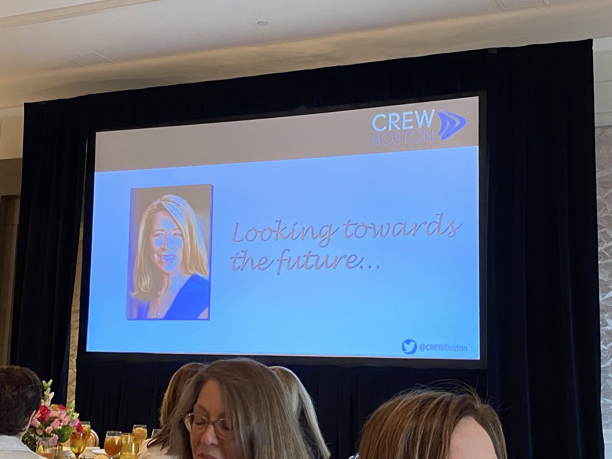 Congratulations to Maureen McCaffrey of <a href="/mitimco/">MITIMCo Tweets</a> for being elected president of <a href="/CREWBoston/">CREW Boston</a> ! And for her shout-out to @LaurieofMars in her remarks!
