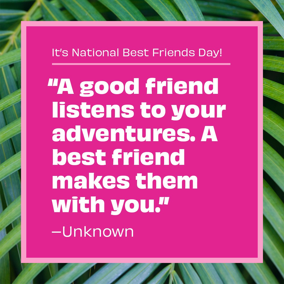 It’s National Best Friend’s Day! Tag your best travel buddy in the comments. Or better yet, celebrate together by booking an adventure somewhere new.👯✈️🗺 #BestFriendsDay