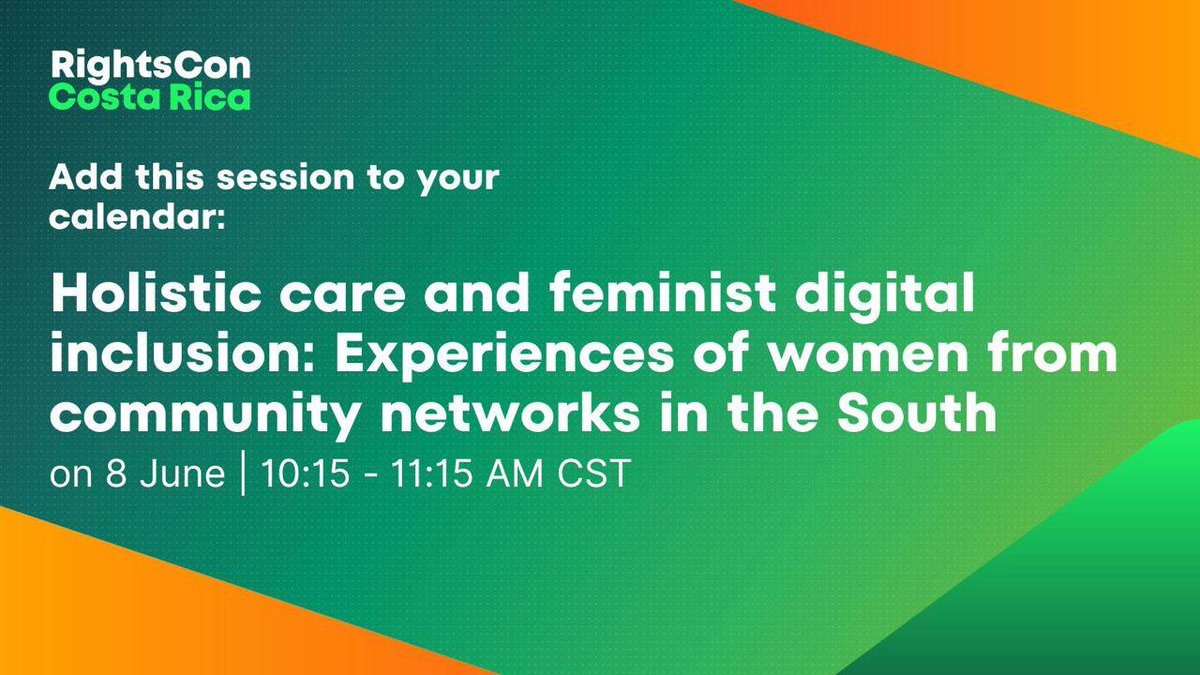CITSAC_'s tweet photo. 📍 #Ahora 10:15 - Sala Tucán #RightsCon
Para quienes están en Costa Rica en les invitamos a seguir esta charla. Participan @LabardiniA, Débora Prado y @_brunaz_ del proyecto #LocNet, una iniciativa impulsada por @APC_News y @rhizomatica para el desarrollo de #RedesComunitarias https://t.co/PTVNQBC1FA