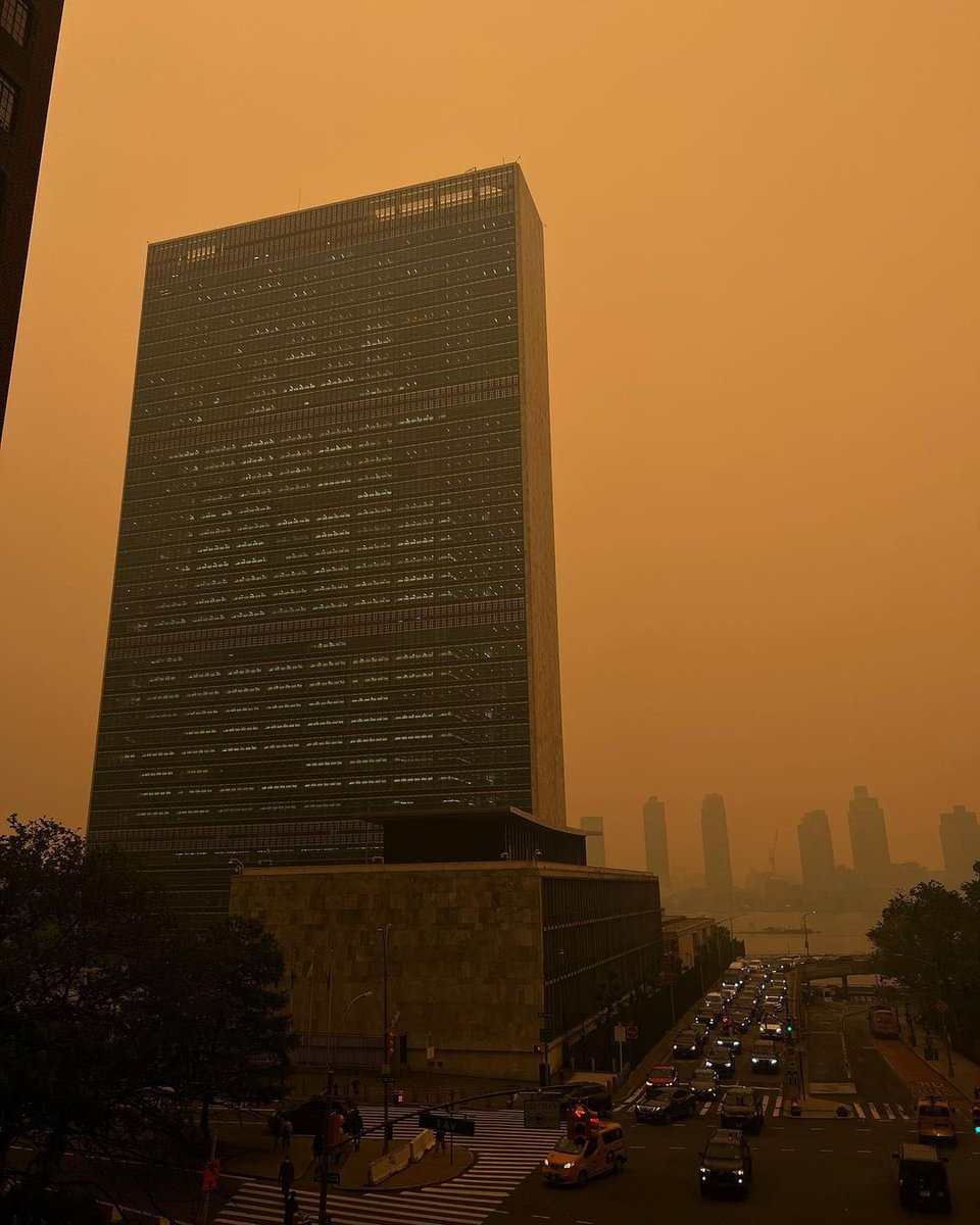 The wildfire smoke in NYC is a danger for children, pregnant women and others at-risk. This is an urgent reminder: we must take action today to create #healthyenvironmentsforhealthychildren 🌏