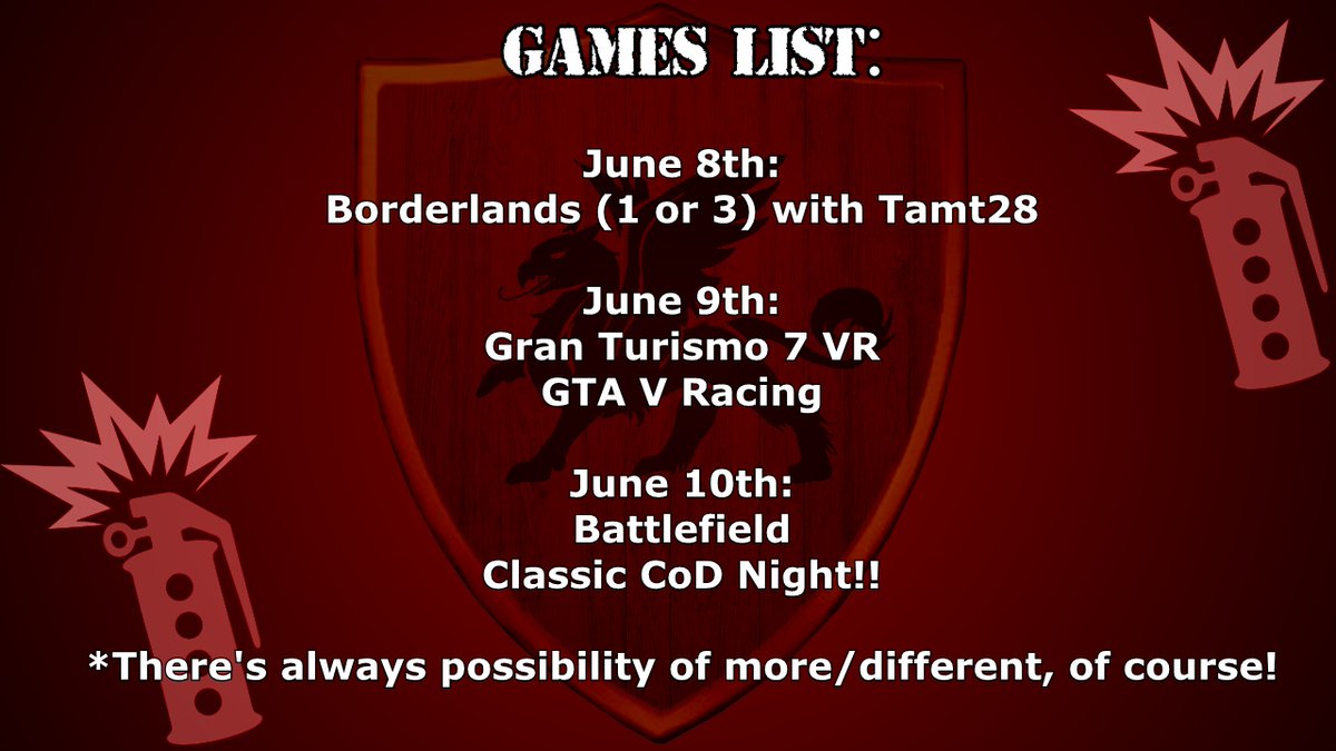 Today is the day! 2pm to 2am EST for the next three days, we support <a href="/StackUpDotOrg/">Stack Up</a>, with a #CallToArms to all of you to join us! twitch.tv/gryphonamx will be the place, charity will be the game, and having a good time will be the event! Be ready!!