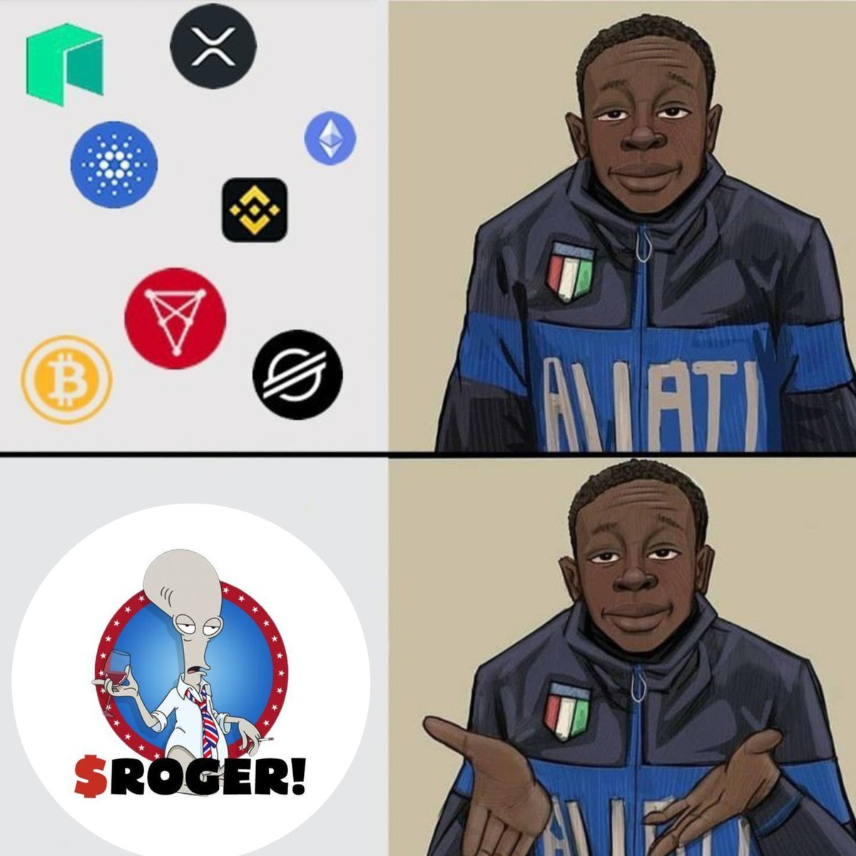 TheOptimus212's tweet photo. @SharksCoins I'm holding so many @RogerTokenERC20 it's not even funny. I'm on a Mission to moon &amp; I think you should consider that too. I give you the next #1000x gem. Let's go fly chads🔥🔥 $ROGER https://t.co/HjAH5FDFHm