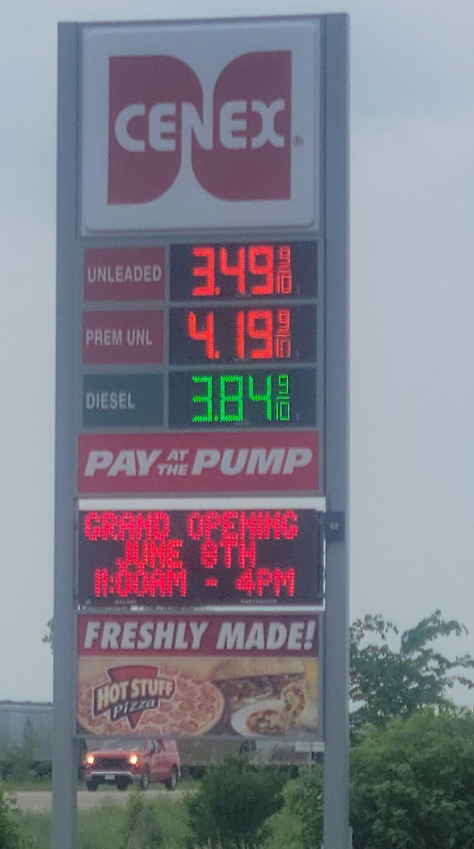 laneydufault's tweet photo. Join us at the #Cenex station grand opening in Mahnomen and save $.30 a gallon on Unleaded 88 from 11am to 2pm today. #E15 #Unleaded88 #SaveAtThePump https://t.co/3PVOBb5hdi