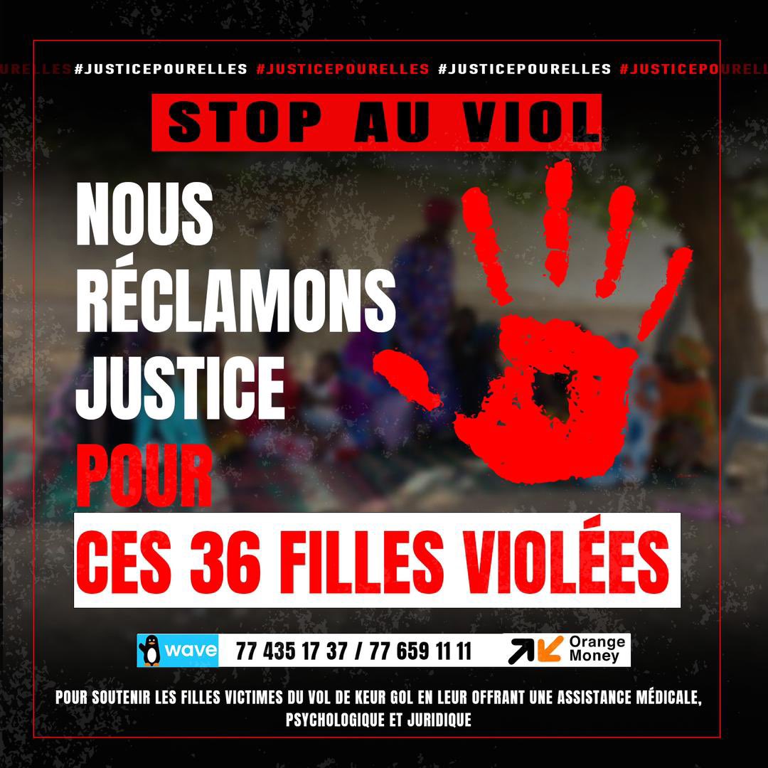 autruicomoi's tweet photo. Nous réclamons #JusticePourCes36Filles volées par le marabout Serigne Khadim Mbacké. #StopAuViol https://t.co/6v6B6BmKmg