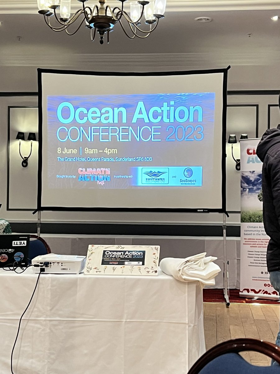 What better way to spend  #WorldOceanDay than at the #OceanAction conference in Seaburn.

So much knowledge, passion and drive in the room. Good to be reminded that South Tyneside was an early adopter of the #Motion4TheOcean which @SouthTyneGreens were proud to support 💚