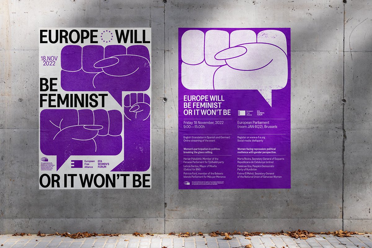 De Luxemburgo a València, Premio 🏆 European Design Awards 2023 para Estudio Menta por el cartel para el EFA Women's Forum.

#diseño 
#europeandesignawards #EDAwards
dissenycv.es/estudio-menta-…