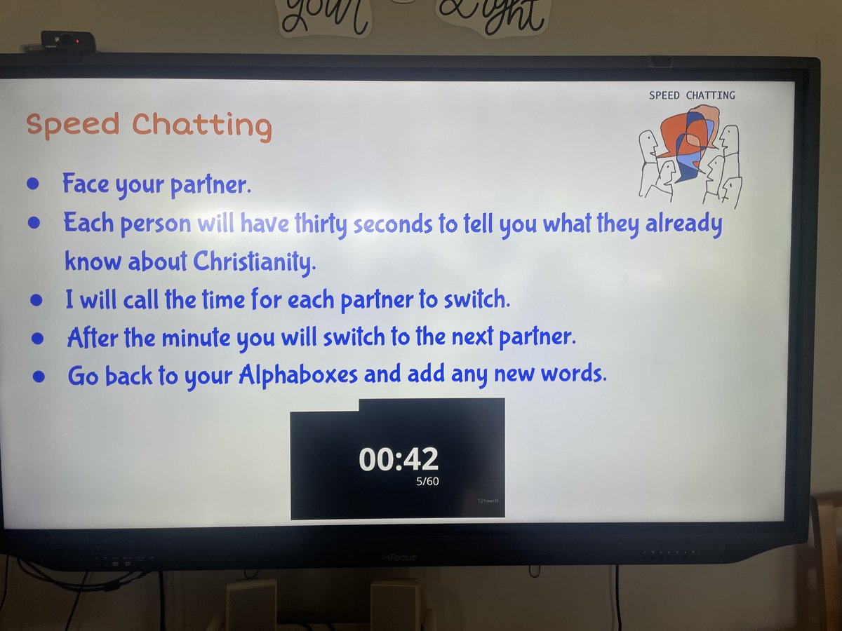 After activating their prior knowledge individually on Christianity, students enthusiastically participated in rounds of speed chatting and were able to add on to what they know! #weare7b ⁦@MsAAnzano⁩ ⁦@SevenBridgesMS⁩