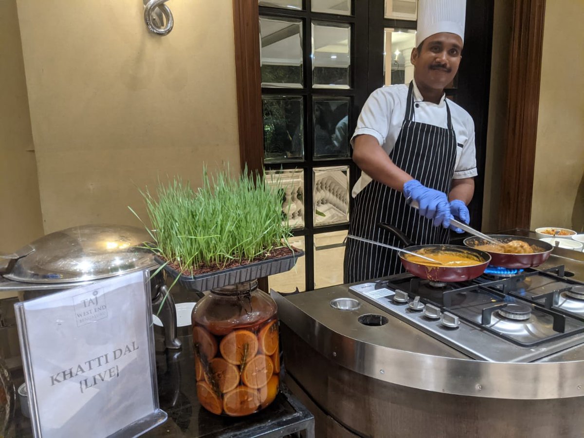MadanRao's tweet photo. After much food for thought - food!
Really needed after a packed day of frameworks, insights, case studies, demos, and tips on GenAI and Knowledge Management ... ๐
#CIIKnowledgeSummit @TajWestEnd #Bangalore #events #team #gratitude #respect https://t.co/NtDED9wJaG