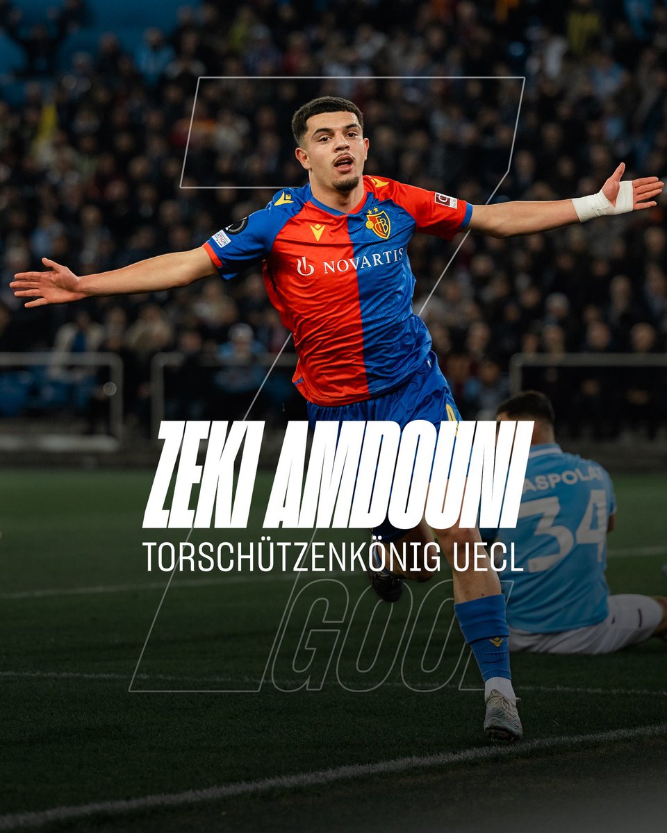 🌟👕 𝐀𝐧𝐝𝐲 𝐃𝐢𝐨𝐮𝐟: Best Young Player &amp; Team of the Season
👕 𝐃𝐚𝐧 𝐍𝐝𝐨𝐲𝐞: Team of the Season
⚽️ 𝐙𝐞𝐤𝐢 𝐀𝐦𝐝𝐨𝐮𝐧𝐢: Top scorer

A campaign to remember. Congratulations! 🔴🔵

#UECL #FCBasel1893 #MirSinBasel