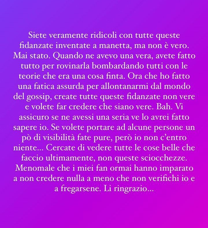 Ma io dico vergognatevi non avete una vita vostra che ogni volta cercate di rovinare quella degli altri.Siete proprio ridicoli 
LASCİATELO İN PACE BASTA  PETTEGOLEZZI
#CanYaman