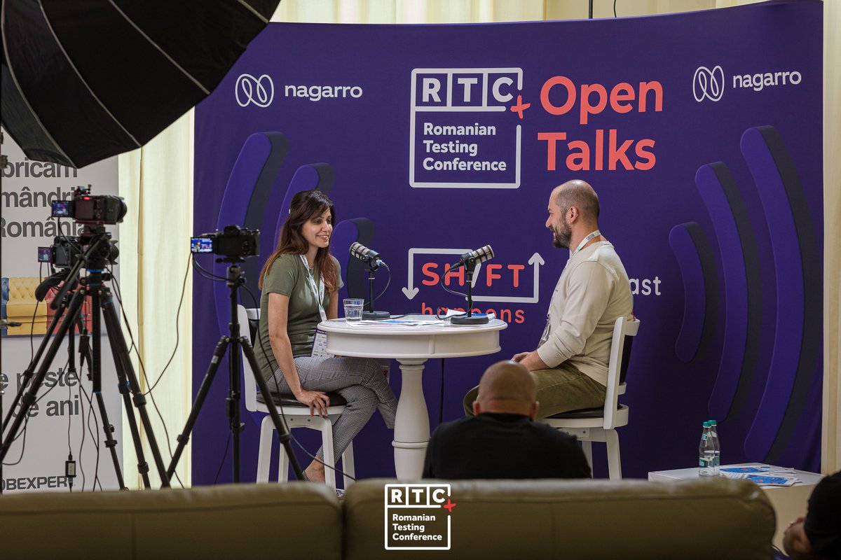 RomaniaTesting's tweet image. Ladies and gents, our first episode #ShiftHappens #podcast by RTC. With #RTC2023 keynote speaker @maryamumar. 🥳

“We put so much pressure on ourselves to make sure everything is perfect”.

🎧 Full episode: youtu.be/pKwq5jZ0EIE

Shift Happens podcast is supported by @Nagarro.