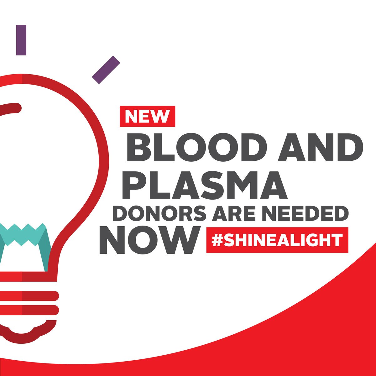 June 11-17/23 is National Blood Donor Week. Donors are needed. #shinealight and save up to 3 lives