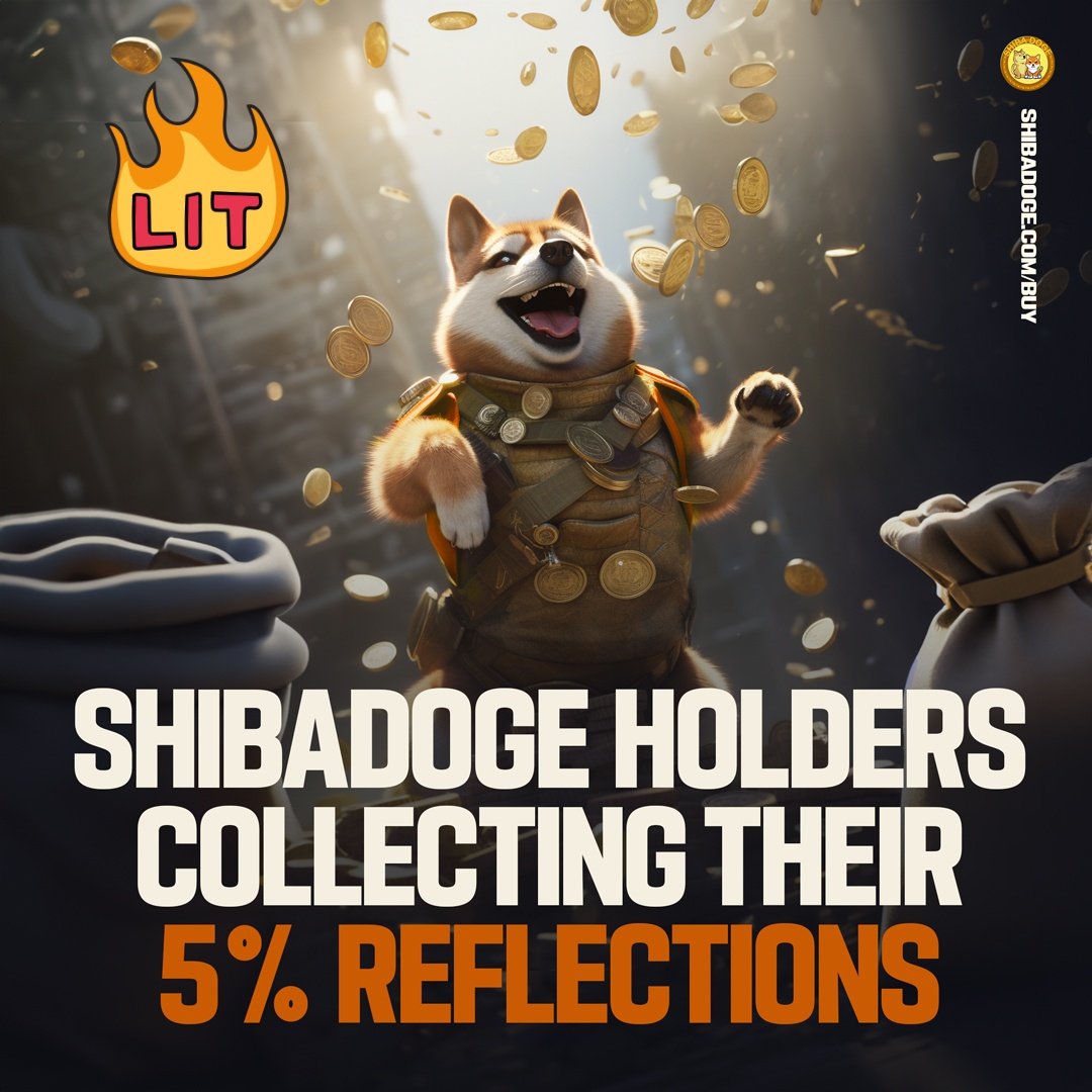 RealShibaDoge's tweet image. #Rewarding our holders since 
24 December, 2021 💎🙌

The 5% '#reflections' are distributed on every buy and sell to all #holders based on their percentage holding of the #supply.

Missed #Shiba? Missed #Doge?
Don't Miss #ShibaDoge